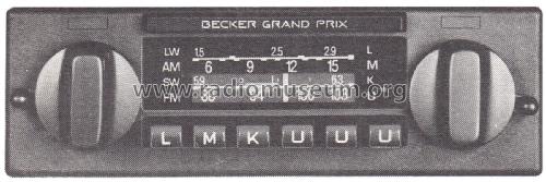 Grand Prix 470; Becker, Max Egon, (ID = 2272983) Autoradio