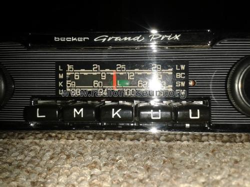 Grand Prix Einblockgerät ab E 008001; Becker, Max Egon, (ID = 2038487) Car Radio