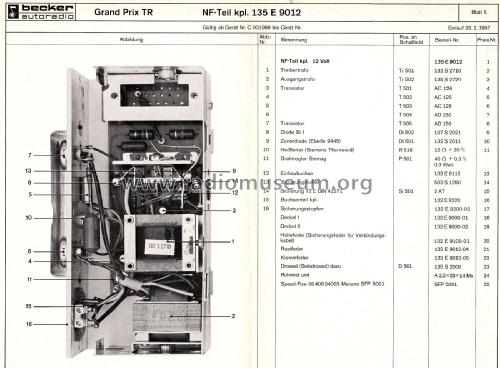 Grand Prix LMKU; Becker, Max Egon, (ID = 2280269) Car Radio