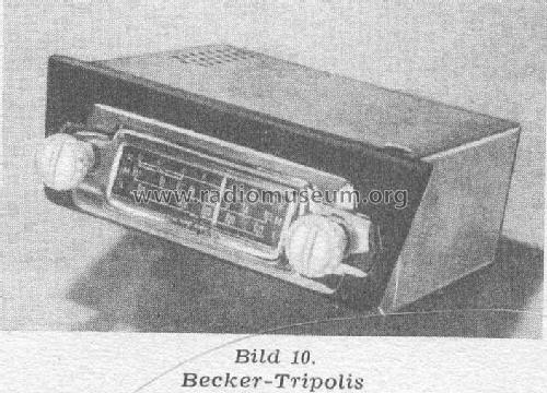 Tripolis ; Becker, Max Egon, (ID = 374259) Car Radio