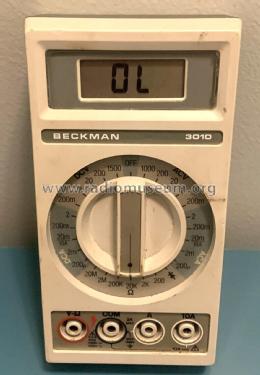 Digital Multimeter 3010; Beckman Instruments, (ID = 2914310) Equipment