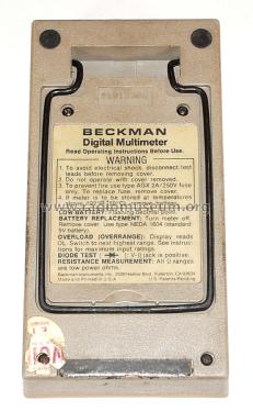 Digital Multimeter TECH 330 ; Beckman Instruments, (ID = 2914321) Equipment