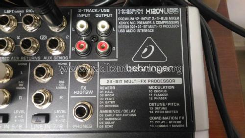 Premium 12-Input 2/2-Bus Mixer Xenix X1204USB; Behringer (ID = 2047439) Ampl/Mixer