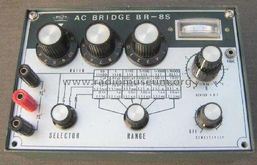 AC Bridge BR-8S; Belco, Tokyo (ID = 2314011) Equipment