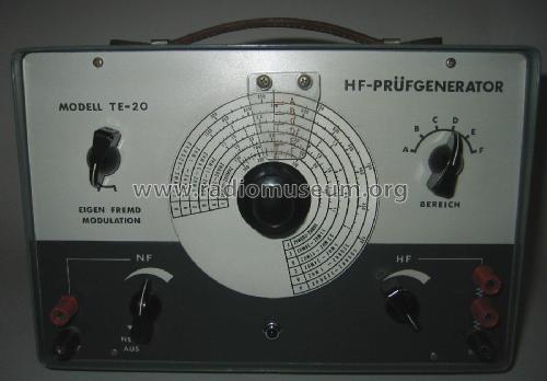 HF-Prüfgenerator TE-20; Belco, Tokyo (ID = 2603832) Ausrüstung