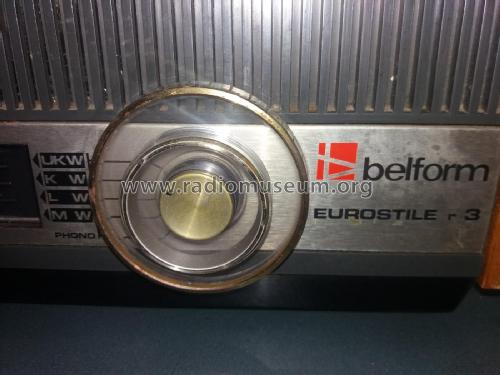 Eurostile R3 ; Belform; dove? where (ID = 2023312) Radio