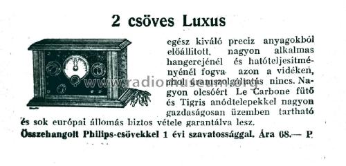 Luxus Box 2 Tube ; Belgráder Rádió, (ID = 2561108) Radio