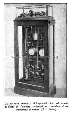 Générateur des signaux horaires ; Belin, Édouard (ID = 1853306) Divers