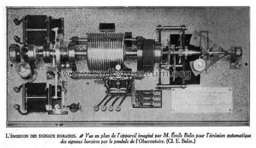 Générateur des signaux horaires ; Belin, Édouard (ID = 1853308) Divers