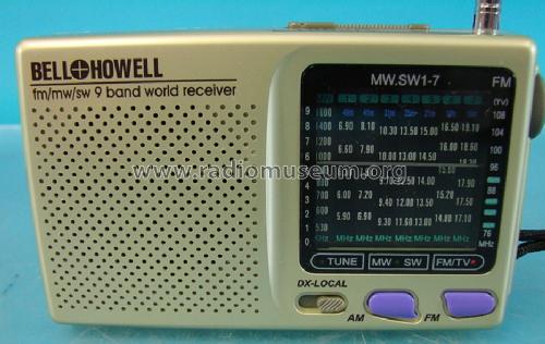 FM/MW/SW 9 band world receiver ; Bell & Howell, (ID = 1422584) Radio