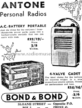 Antone Cadet ; Bell Radio- (ID = 2811143) Radio
