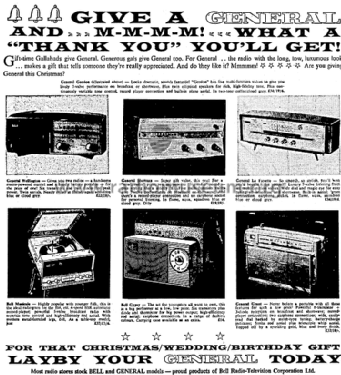 General Sherman 5MA 258; Bell Radio- (ID = 2832015) Radio