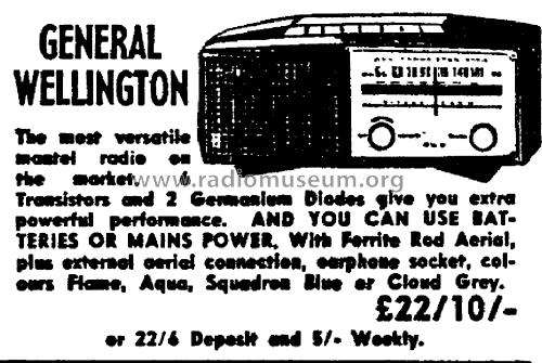 General Wellington 7HA-810A; Bell Radio- (ID = 2968707) Radio