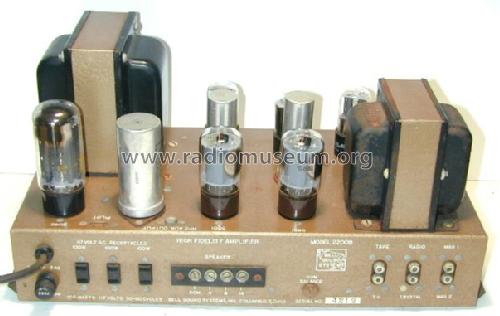 High Fidelity Amplifier 2200B; Bell Sound Systems; (ID = 1070731) Ampl/Mixer