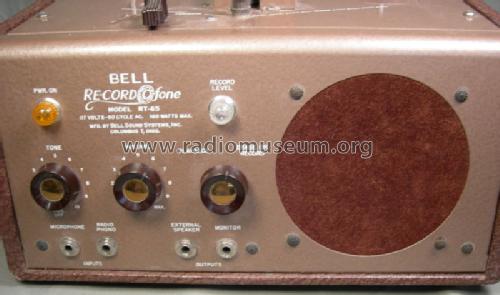 RE-CORD-O-fone RT-65; Bell Sound Systems; (ID = 1246382) R-Player