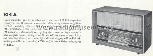 Radiobell 104A; Bell Telephone Mfg. (ID = 1707844) Radio