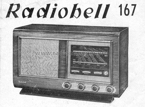 Radiobell 167 ; Bell Telephone Mfg. (ID = 1057830) Radio