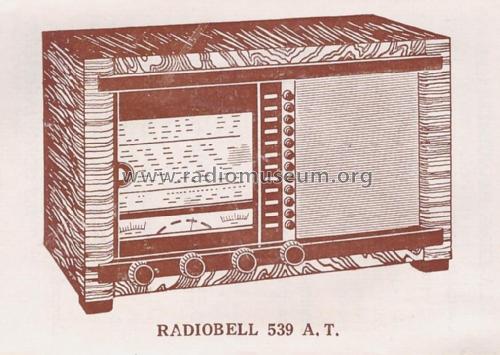 Radiobell 539AT; Bell Telephone Mfg. (ID = 2025282) Radio