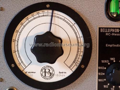 RC-Messbrücke Mbr. 85; Bellophon; Berlin (ID = 321977) Equipment