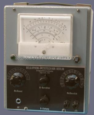 Universalvoltmeter Uvm.962; Bellophon; Berlin (ID = 607154) Equipment