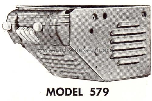 579 Ch= Series A; Belmont Radio Corp. (ID = 1379738) Car Radio