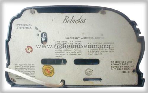 5D128 ; Belmont Radio Corp. (ID = 274175) Radio