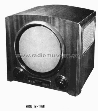 Raytheon M-1105B Ch= 12AX27; Belmont Radio Corp. (ID = 2946077) Televisión