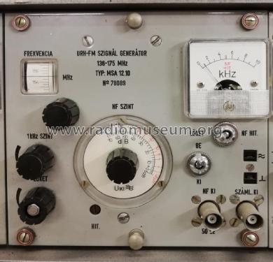 URH-FM Szignál Generátor MSA10.10; Beloiannisz BHG; (ID = 2348152) Equipment