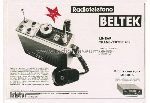 Amateur VHF Transceiver W-3470; Beltek Corporation, (ID = 3059756) Amat TRX