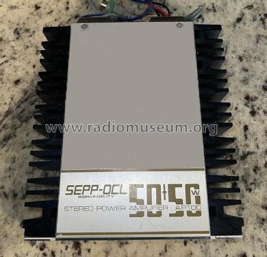 Stereo Power Amplifier AP100; Beltek Corporation, (ID = 2809988) Ampl/Mixer