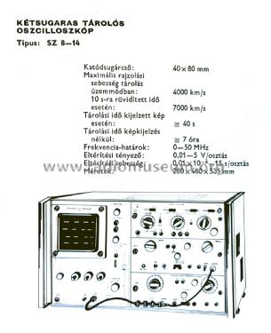 Осциллограф запоминающий С8-14 Memory Oscilloscope S8-14; Belvar, Minsk (ID = 2708170) Equipment