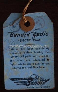 646A ; Bendix Radio (ID = 2260651) Radio