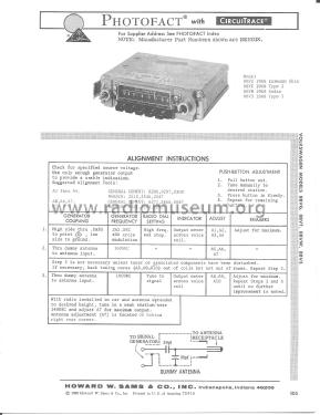 Sapphire IX 8BV3; Bendix Radio (ID = 2835350) Car Radio