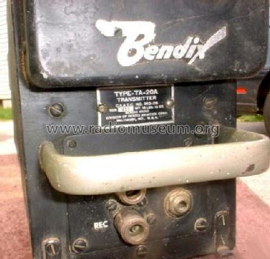 Transmitter TA-20A; Bendix Radio (ID = 1191049) Commercial Tr