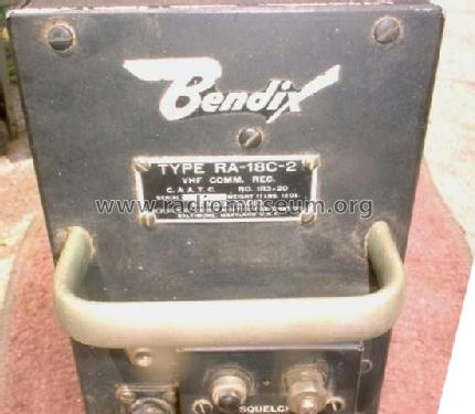 VHF Communication Receiver RA-18C-2; Bendix Radio (ID = 1202922) Commercial Re
