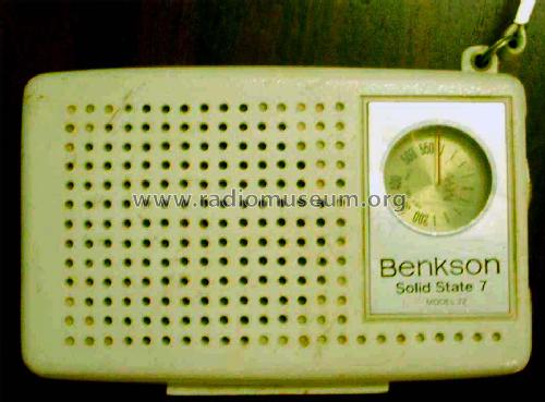 Solid State 7 Benkson 77; Benkson, Benkert Ltd (ID = 810649) Radio