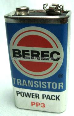 Transistor Power Pack PP3; Berec Radio; London (ID = 2829331) Strom-V