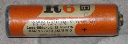 AKA Electric - 1,5 V R6 - TGL 7487 - HSL-Nr. 7242 212/51810; Berliner (ID = 1730705) A-courant