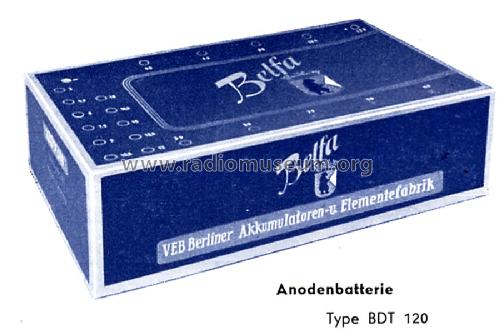 Anodenbatterie BDT120; Berliner (ID = 512851) Aliment.