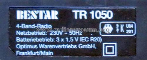 4 Band Radio TR1050; Bestar Marke / brand (ID = 2333846) Radio