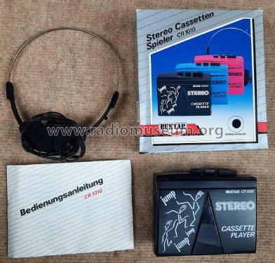 Stereo Cassette Player CR 1010; Bestar Marke / brand (ID = 2964257) R-Player