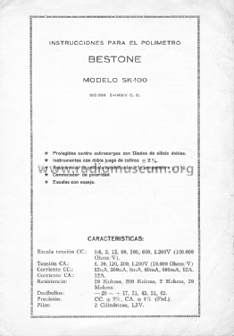 Bestone Polimetro - Multimeter SK-100; Unknown - CUSTOM (ID = 2268848) Equipment