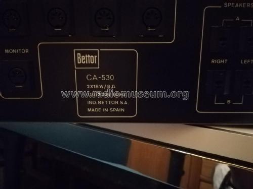 Integrater Stereo Amplifier CA-530; Bettor, Industrias; (ID = 2794937) Ampl/Mixer
