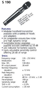 Handsender S 190; Beyer; Berlin, (ID = 1586529) Commercial Tr