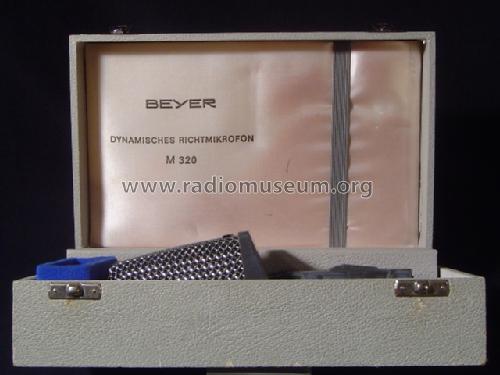 Dynamisches Richtmikrofon M320; Beyer; Berlin, (ID = 1205299) Microphone/PU