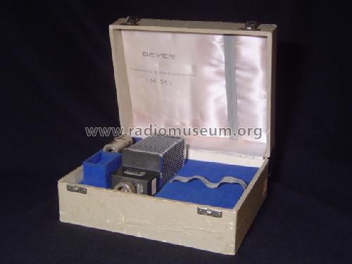 Dynamisches Studio-Richtmikrofon M360; Beyer; Berlin, (ID = 1205286) Microphone/PU