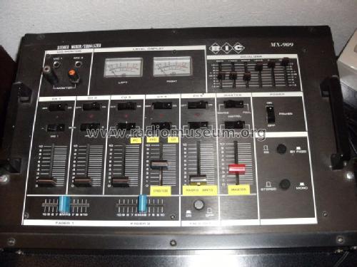 Stereo Mixer/ Equalizer MX-909; BIC America; (ID = 1629006) Ampl/Mixer