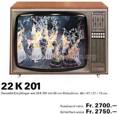 22K201 Ch= Philips K9; Biennophone; Marke (ID = 1488040) Television