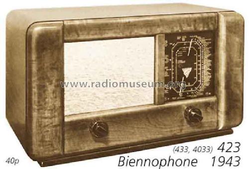 4033; Biennophone; Marke (ID = 1436) Radio