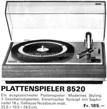 Plattenspieler 8520; Biennophone; Marke (ID = 1498099) R-Player